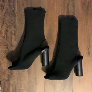 Black H&M booties